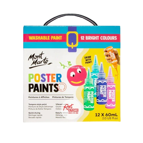 Màu nước MM Poter Paint MPST6004 set 12pcx60ml-VM