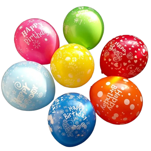 Bong bóng HPBD in 5 mặt 10c-SGS