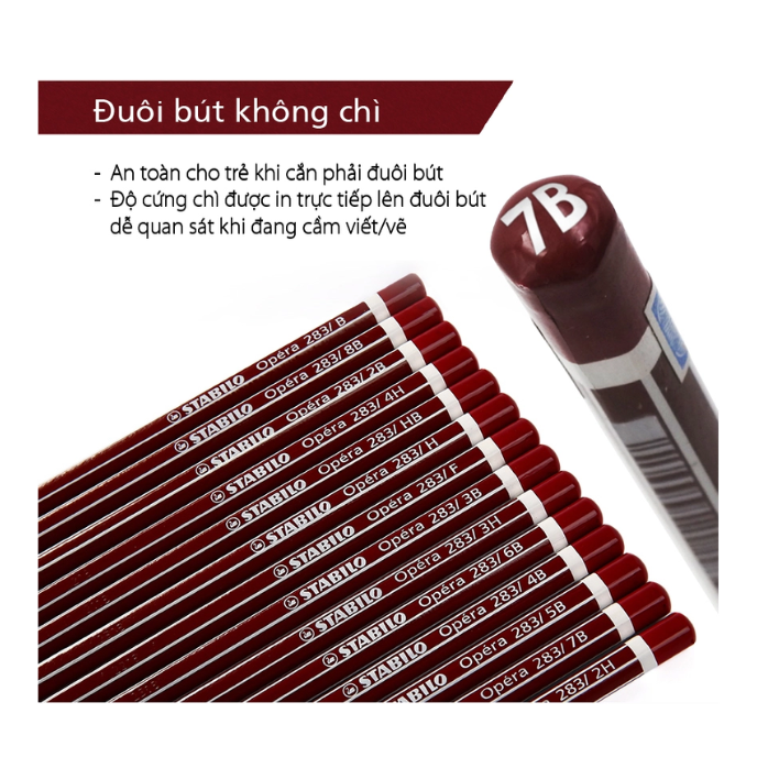 Bút chì Stabilo PC283/7B-TA