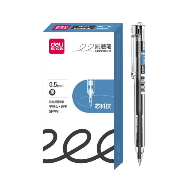 Bút nước Deli SF999 đen-LA