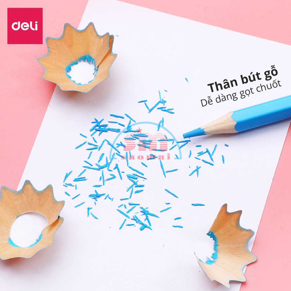 Bút chì 36 màu Deli dạng cốc 7070-LA