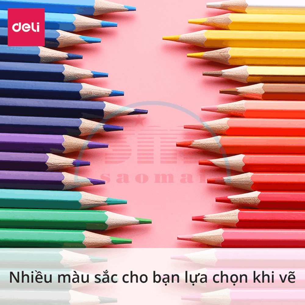 Bút chì 36 màu Deli dạng cốc 7070-LA