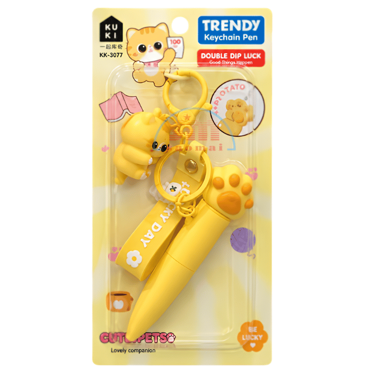 Bút kiểu + móc khóa KK-3077-TL