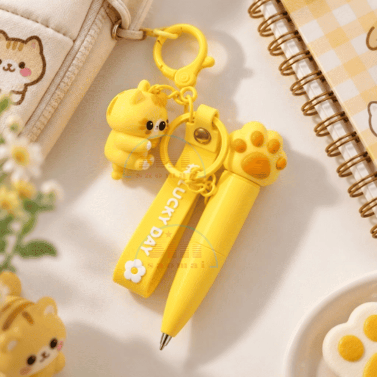 Bút kiểu + móc khóa KK-3077-TL