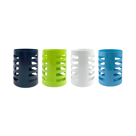 Cắm bút kim loại Enter KB101 76x100mm tròn đen-SM