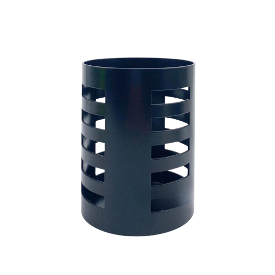 Cắm bút kim loại Enter KB101 76x100mm tròn đen-SM