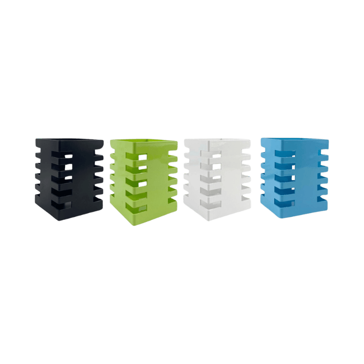 Cắm bút kim loại Enter KB102 75x100mm vuông đen-SM