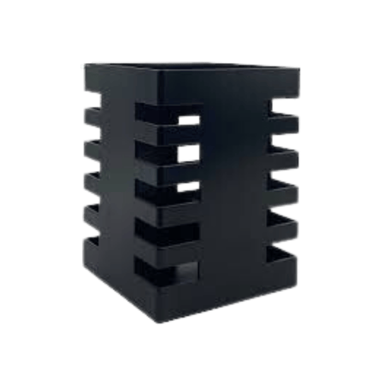 Cắm bút kim loại Enter KB102 75x100mm vuông đen-SM