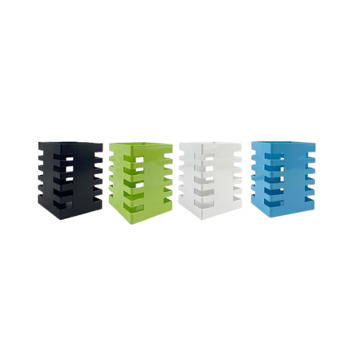 Cắm bút kim loại Enter KB102 75x100mm vuông xanh biển-SM