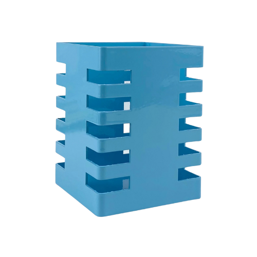 Cắm bút kim loại Enter KB102 75x100mm vuông xanh biển-SM