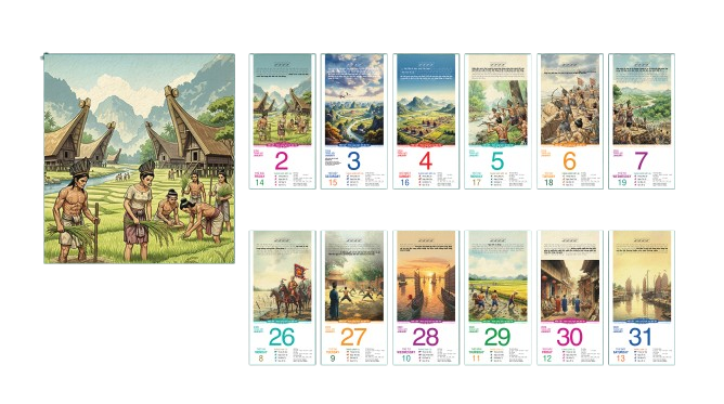 Lịch bloc VNDL (23X47) 2026-AH