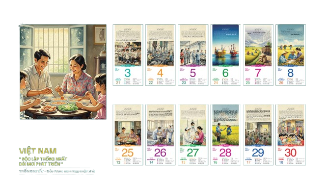 Lịch bloc VNDL (23X47) 2026-AH