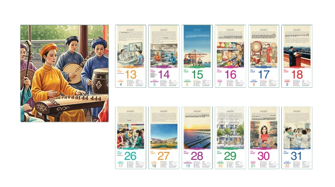 Lịch bloc VNDL (23X47) 2026-AH