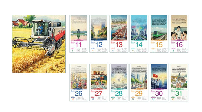 Lịch bloc VNDL (23X47) 2026-AH