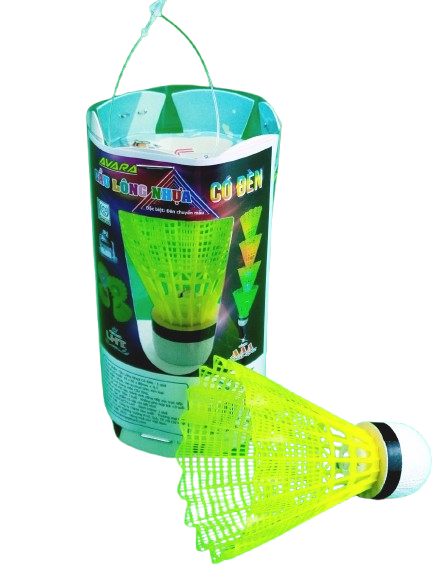 Cầu lông nhựa có đèn 1 quả-LHT
