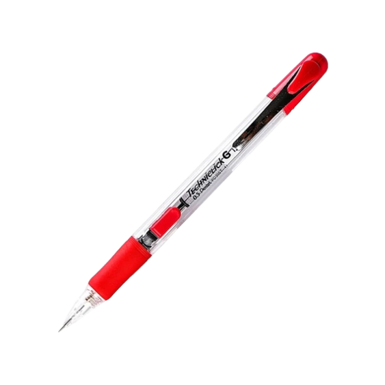Chì bấm Pentel PD305T đỏ-S