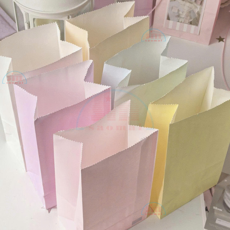 Set 5c túi giấy 18*19cm pastel