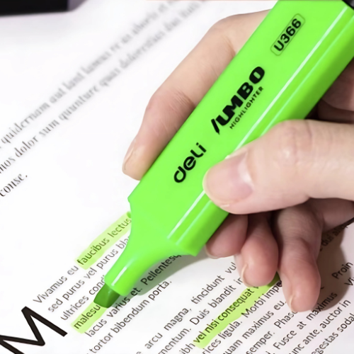 Dạ quang Deli U366 x.lá-LA