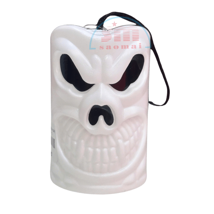 Đồ trang trí Halloween-Đèn cày 2 mặt có đèn 26-TD