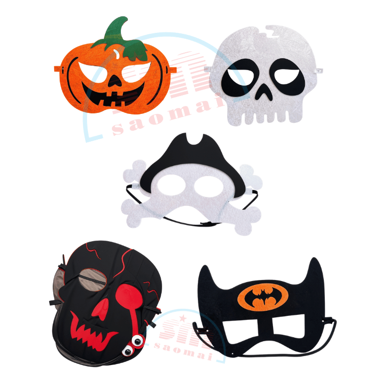 Đồ trang trí Halloween-Mặt nạ vải 26-TD