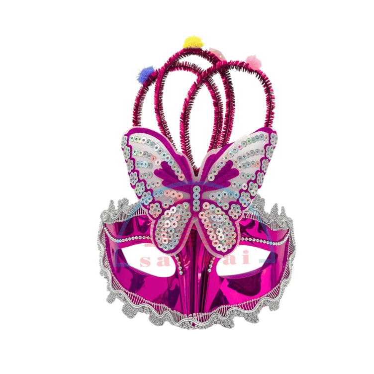 Đồ trang trí Halloween-Mặt nạ vũ hội có đèn 26-TD