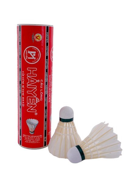 Cầu lông Hải Yến đỏ ngắn 6pcs-HY