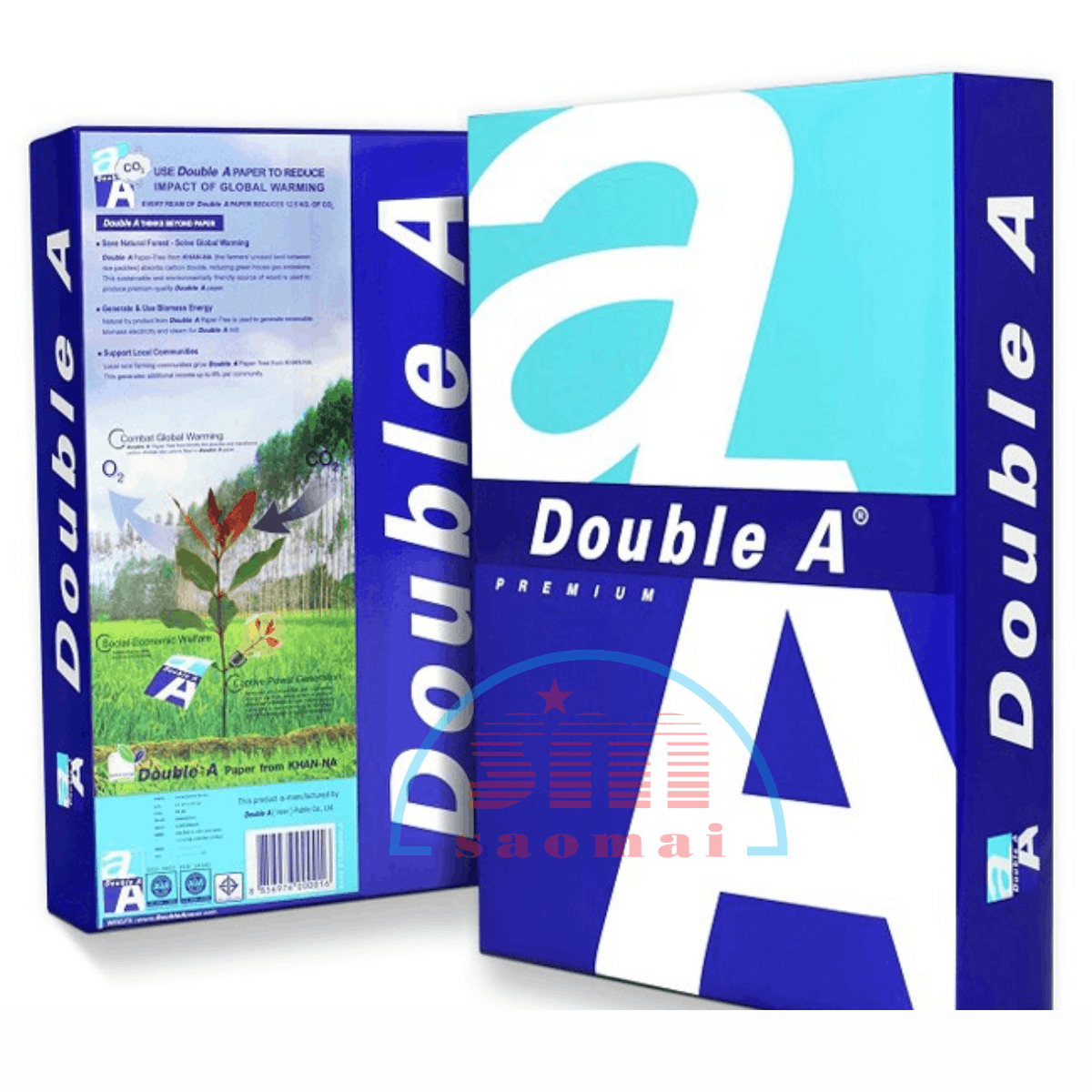 Giấy A3 70gsm Double A 500t-KH/VMH/ĐHP/HN