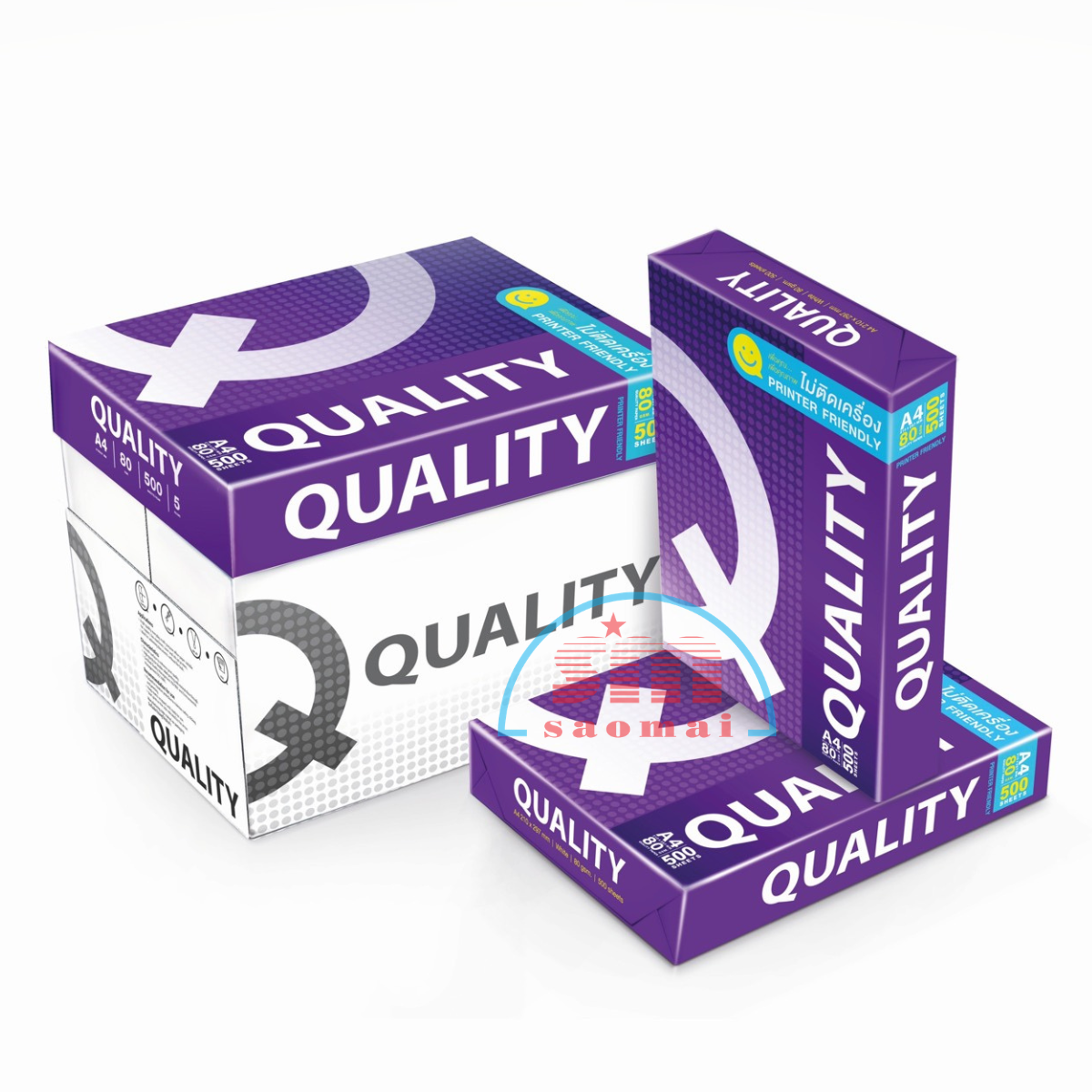 Giấy A4 80gsm Quality-VMH/ĐT/VT