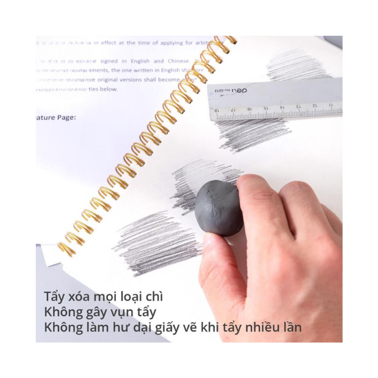Gôm Deli H02610 dùng cho vẽ chuyên dụng-LA