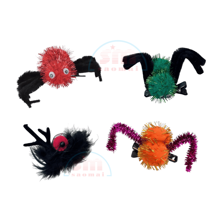 Halloween-Kẹp mái nhện-Or