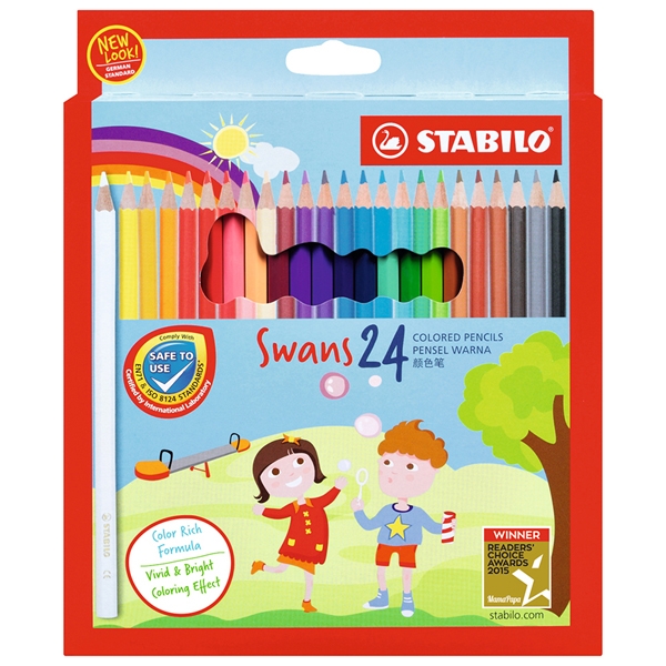 Chì 24 màu Stabilo 1869B-TA