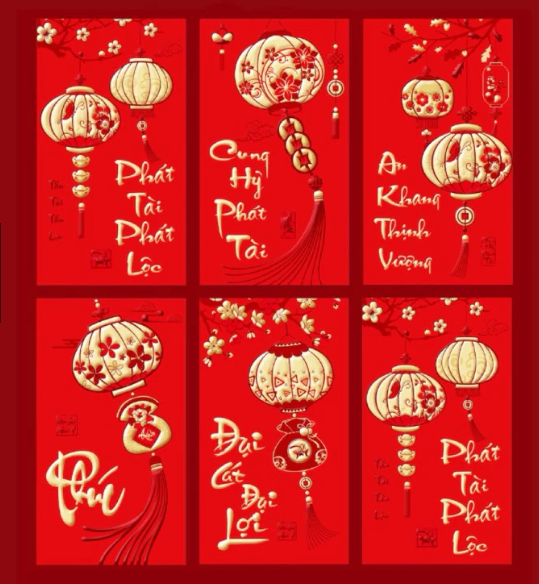 Lì xì ngắn 8624/8648/8663/8641(6C)KTN