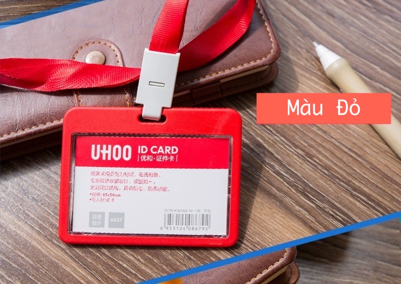 Bảng tên ngang UHOO 6637 Đỏ