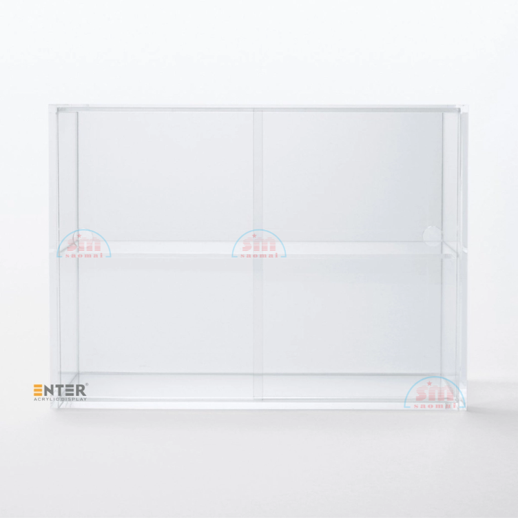 Kệ trưng bày mica Enter TB701 250x85x165mm 2 tầng cửa lùa-SM