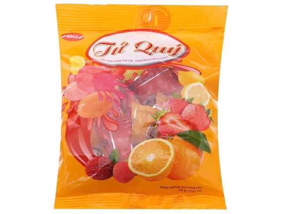Kẹo tứ quý hương trái cây 70g-BBC