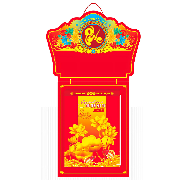 Lịch Bloc siêu cực đại kích thước 29x42cm năm 2025 - 24TĐ5
