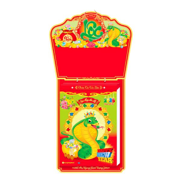 Lịch bloc cực đại trọn bộ - HT6 năm 2025 kích thước 25X35cm