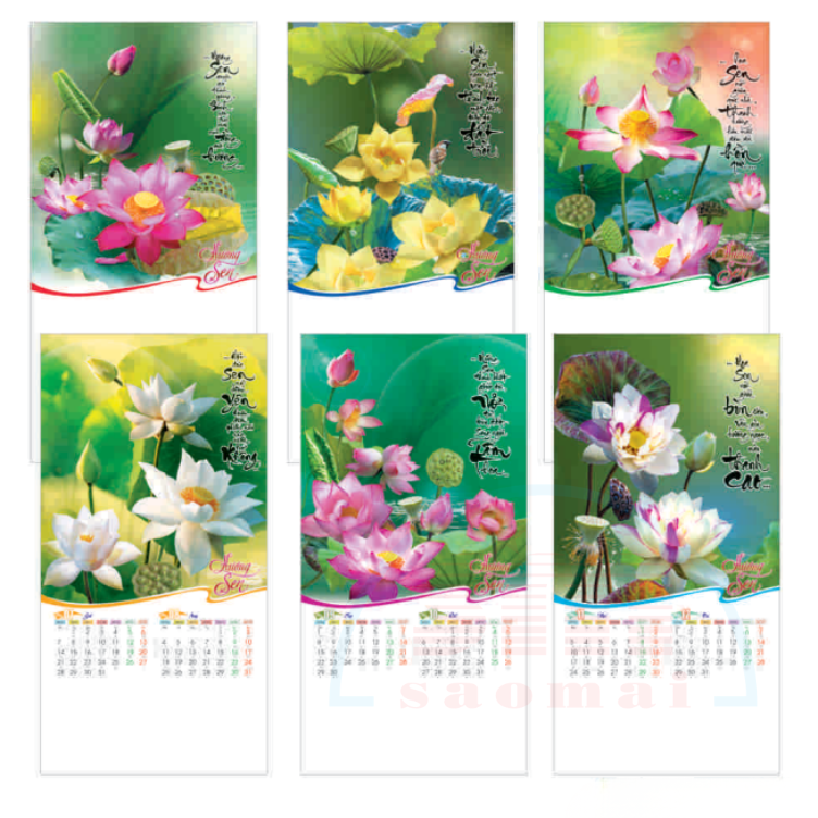 Lịch lò xo 7 tờ 2027-TT