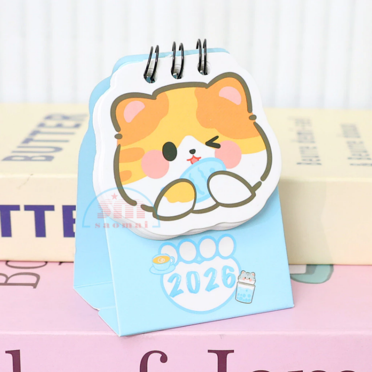 Lịch mini 2027 thú-Or