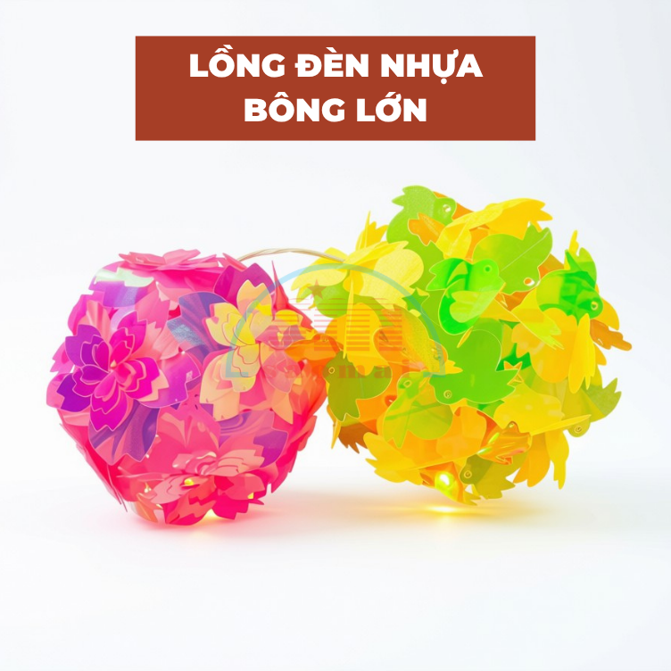 Lồng đèn nhựa bông lớn-TL