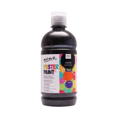 Màu nước MM Poter Paint MPST0006 Lamp Black (500ml)-VM