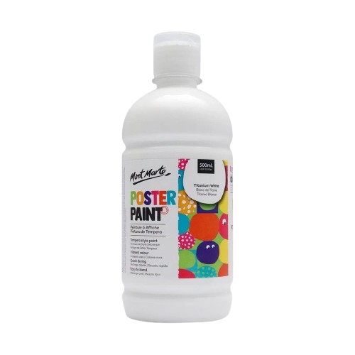 Màu nước MM Poter Paint MPST0001 Titanium White (500ml)-VM