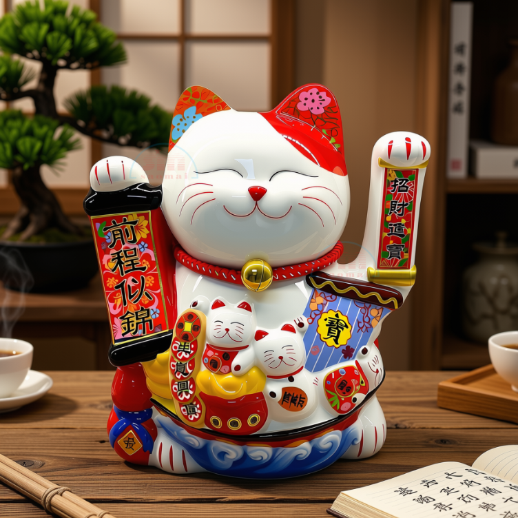 Mèo sứ thần tài 729-TL