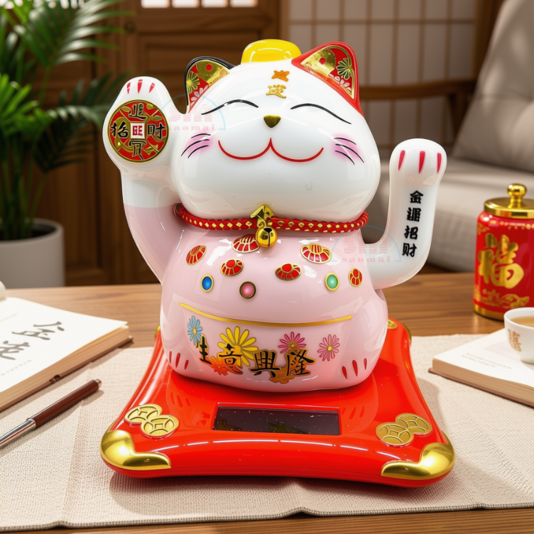Mèo sứ thần tài A87-TL