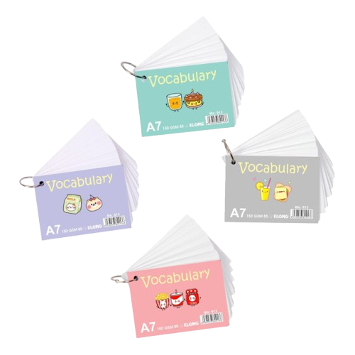 Tập thẻ index card A7 KLong TP913 (140 trang)-KL