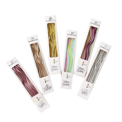 Nến xoắn nhũ dài 6c-ĐA