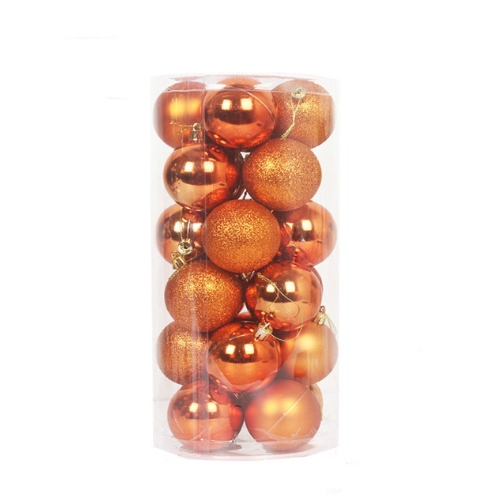 Noel-Hộp châu 4cm 24pcs tròn-Or