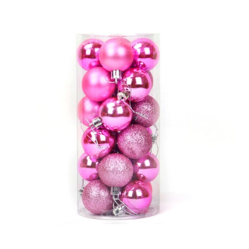 Noel-Hộp châu 4cm 24pcs tròn-Or