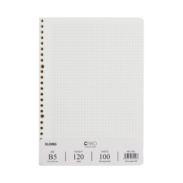 Ruột sổ còng KLong B5 TP546 (100 tờ)-KL