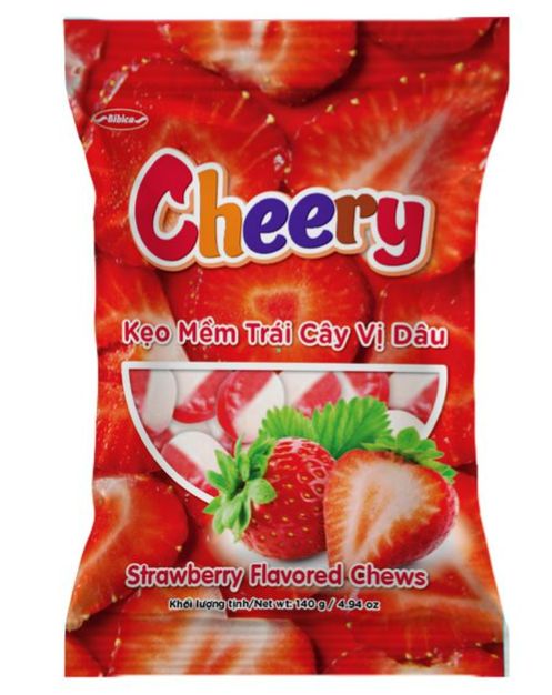 Kẹo mềm Cheery vị dâu 140g-BBC